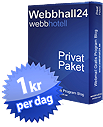 Webbhall24 Privat- och F�retagspaket